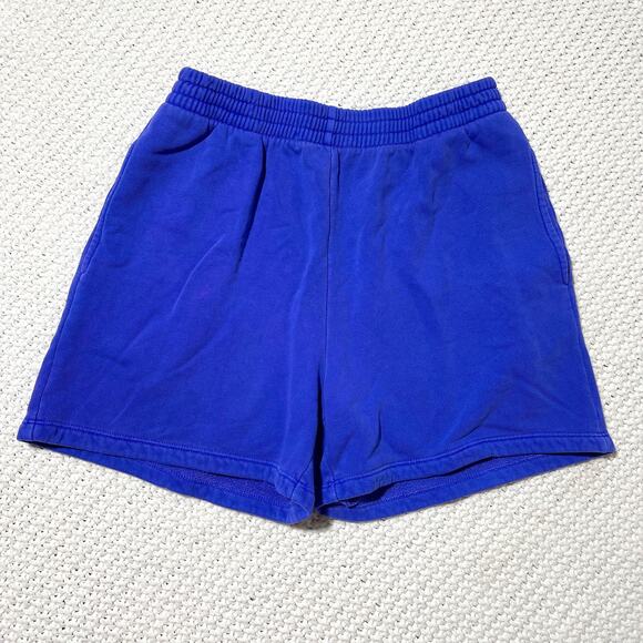 DAYDREAMER Hi- Frequency Sweat Sweat Short Puff Paint Graphic Pockets S - Picture 7 of 9